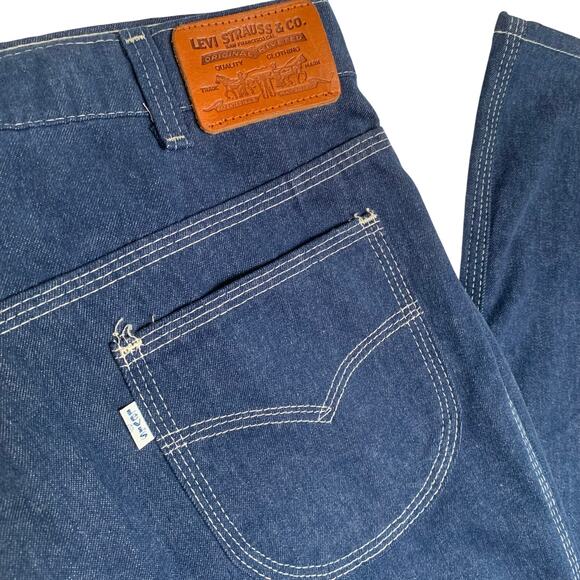 Vintage 1980 Levi 549’s-White Label-Levi's For Men-Size 38-Blue Jeans Denim - Picture 2 of 16
